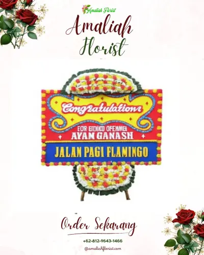 Bunga Papan Congratulation di Sumur Putri